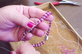 Strung Bead Bracelet